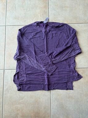 JoyLab Long-Sleeve Crewneck Shirt - Purple